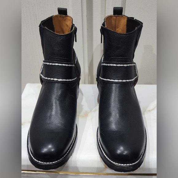 Freebird Dallas Black Leather Boots Men's Size 11 - Picture 2 of 8